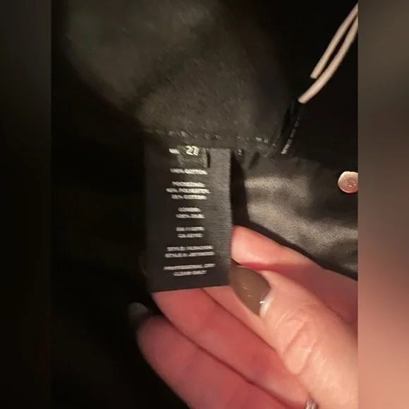 HELMUT LANG Black Femme Utility Moleskin Tuxedo Mini Skirt size 27 NWT - Picture 10 of 15